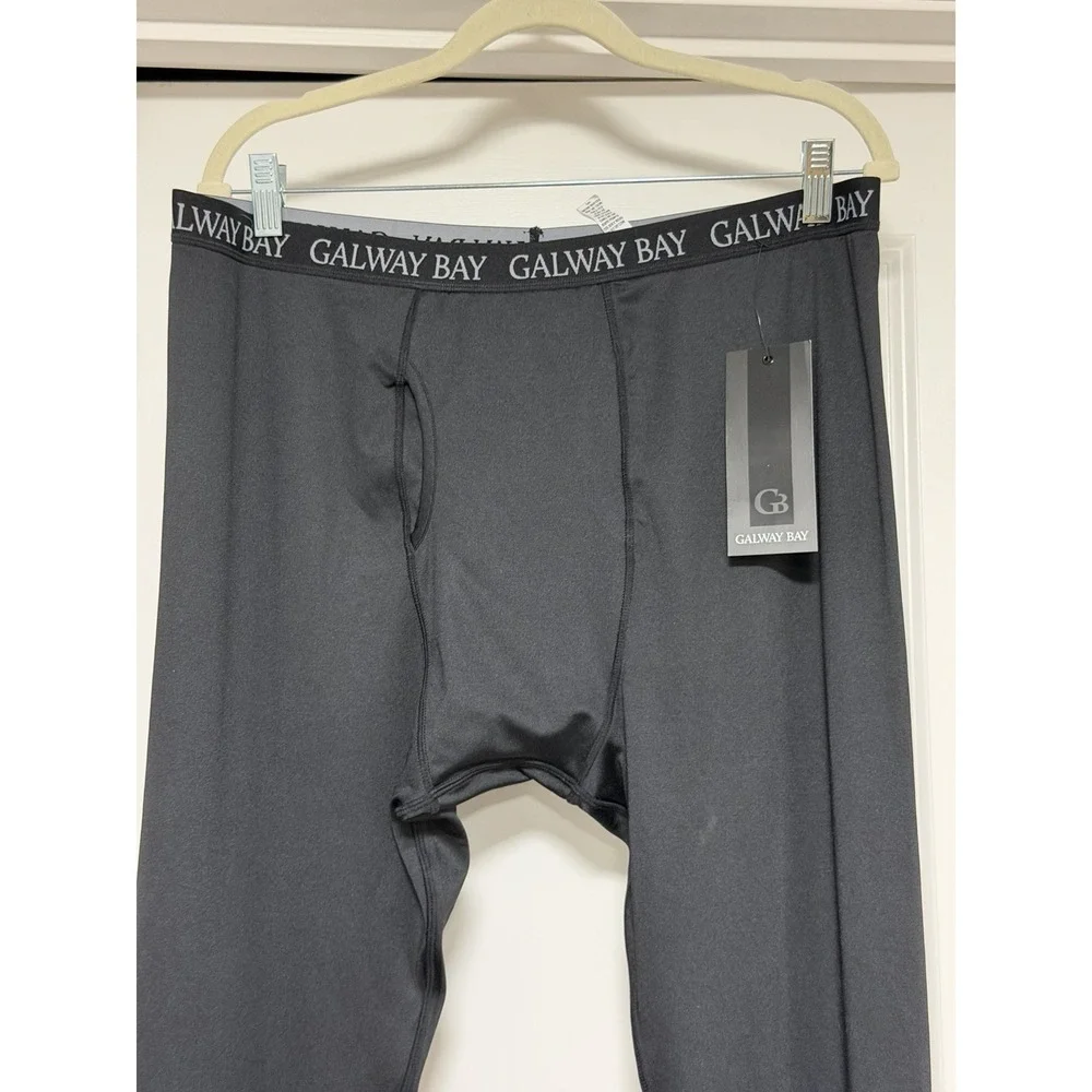 Galway Bay‎ men's thermal underwear, Black, Size XXL